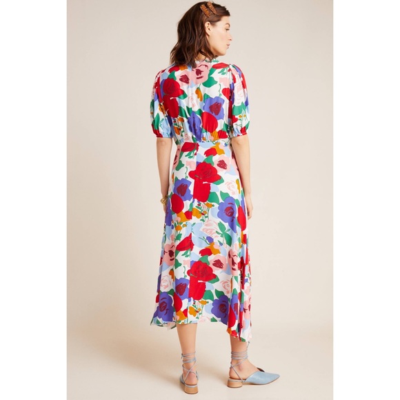 Faithfull the Brand Anita V-Neck Midi Dress - Picture 10 of 15